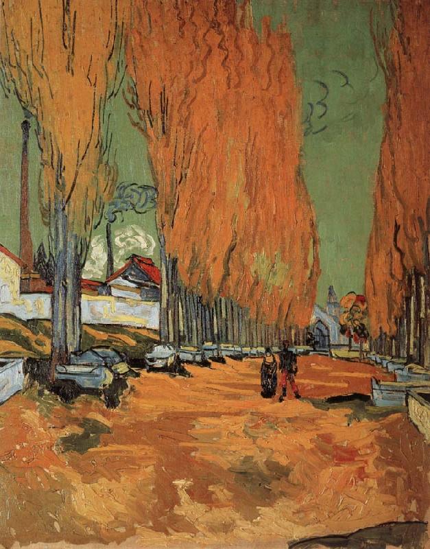 Vincent Van Gogh The Alyscamps,Avenue oil painting picture